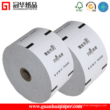 ISO9001 Rollo de papel ATM de largura 80 mm
